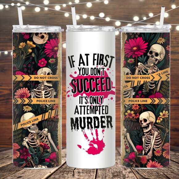 True Crime Metal Insulated tumbler - Picture 1 of 2